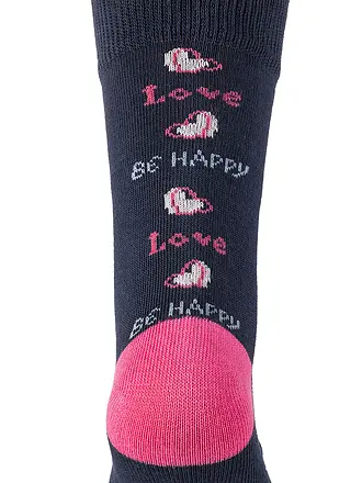 CAMANO | Chaussettes pour filles, lot de 2, rose shocking | dunkelblau